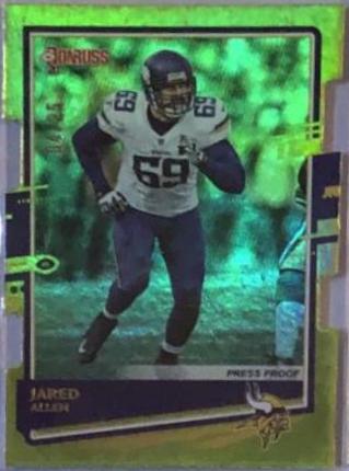 Jared Allen [Gold Die Cut Press Proof] #166