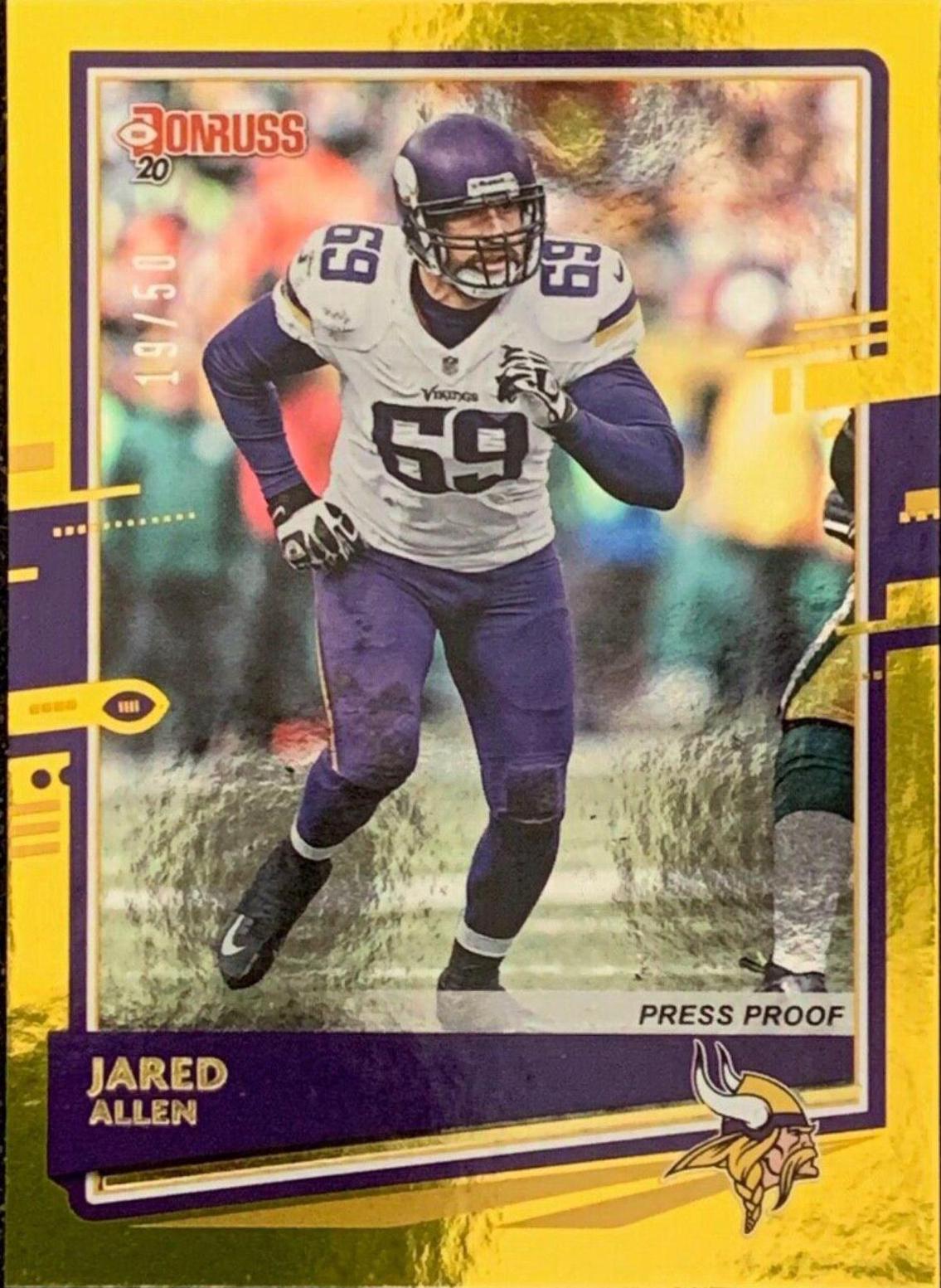 Jared Allen [Gold Press Proof] #166