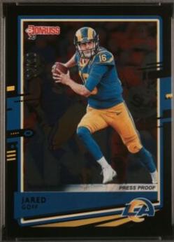 Jared Goff [SP Black Press Proof] #141