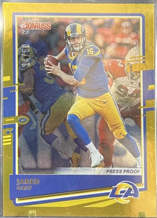 Jared Goff [SP Gold Press Proof] #141