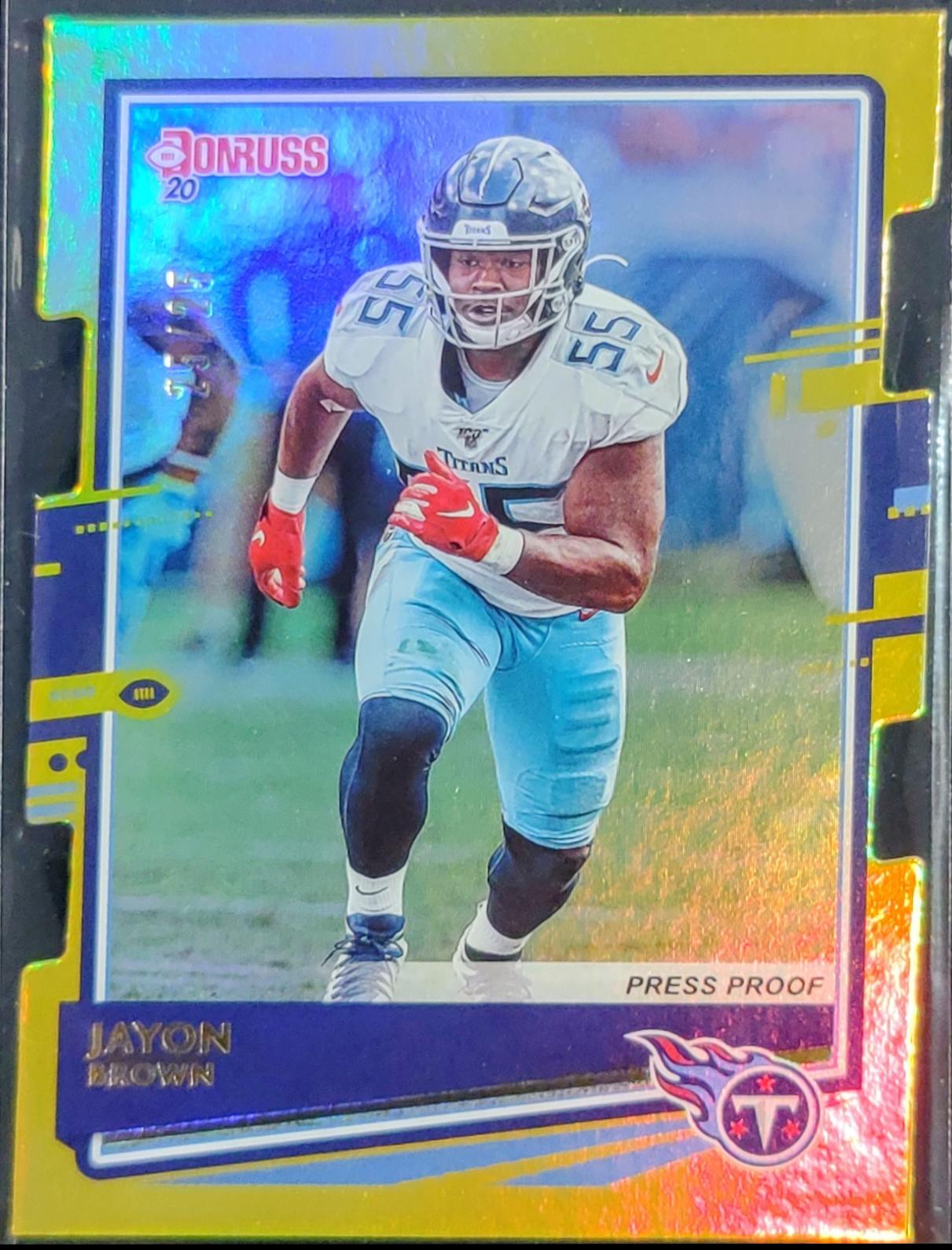 Jayon Brown [Gold Die Cut Press Proof] #250
