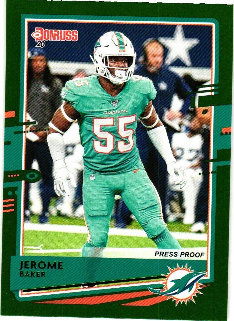 Jerome Baker [Green Press Proof] #154