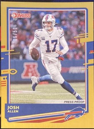 Josh Allen [SP Gold Press Proof] #40