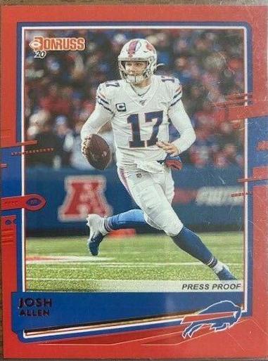 Josh Allen [SP Red Press Proof] #40