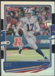 Josh Allen [SP Silver Die Cut Press Proof] #40