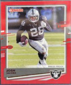 Josh Jacobs [SP Red Press Proof] #199