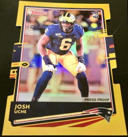 Josh Uche [Gold Die Cut Press Proof] #287