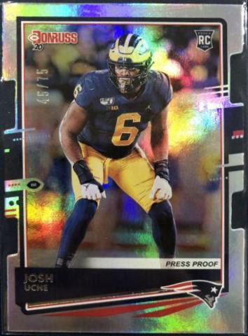 Josh Uche [Silver Die Cut Press Proof] #287