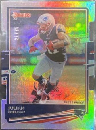 Julian Edelman [SP Silver Die Cut Press Proof] #169