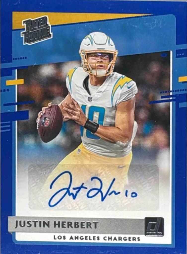 Justin Herbert [Autograph Blue] #303