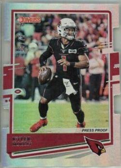 Kyler Murray [SP Silver Die Cut Press Proof] #19