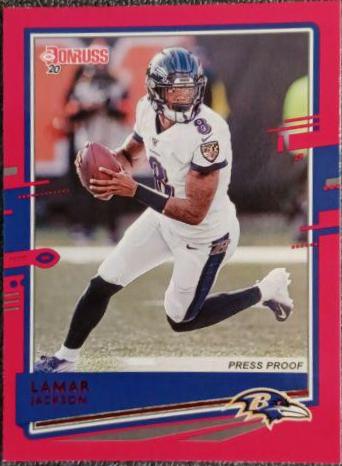 Lamar Jackson [SP Red Press Proof] #33