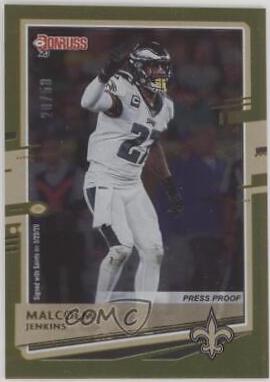 Malcolm Jenkins [Gold Press Proof] #206