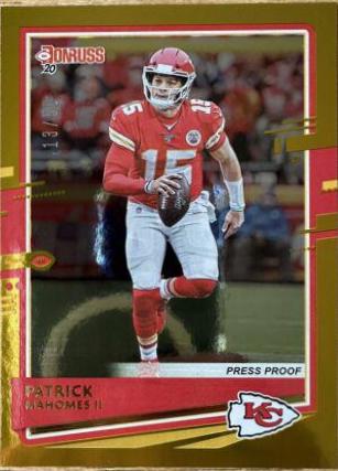 Patrick Mahomes II [SP Gold Press Proof] #1