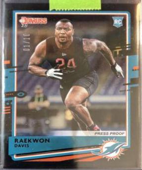 Raekwon Davis [Black Press Proof] #284