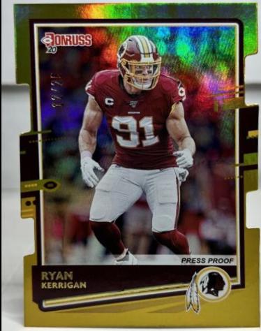 Ryan Kerrigan [Gold Die Cut Press Proof] #239