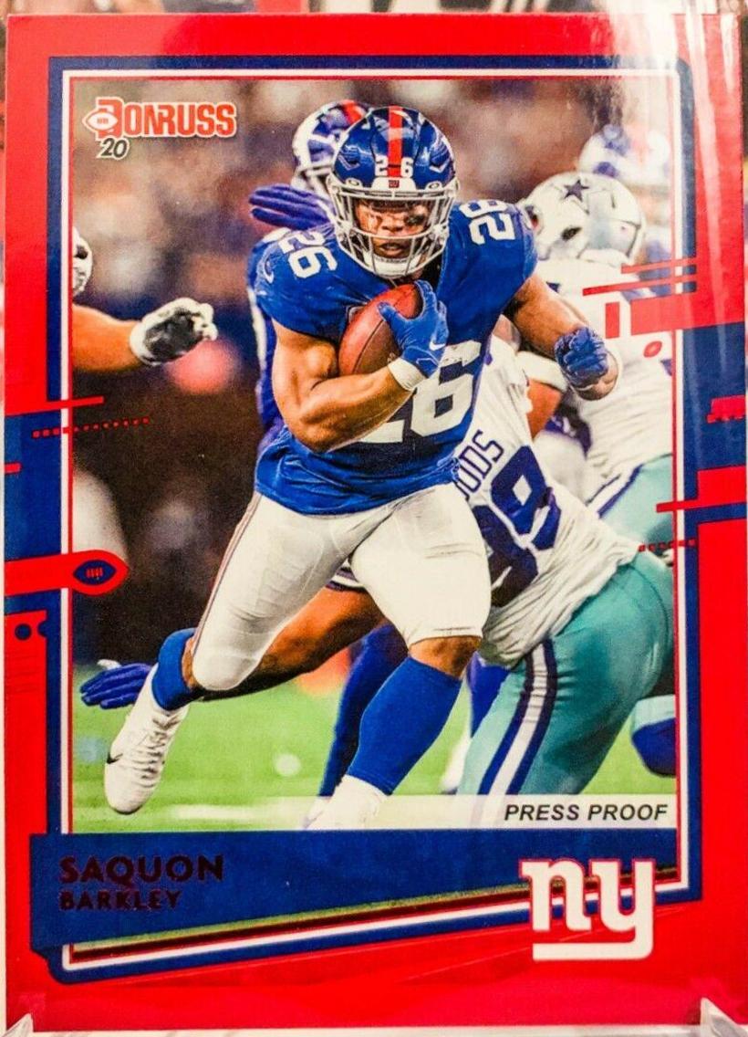 Saquon Barkley [SP Red Press Proof] #184