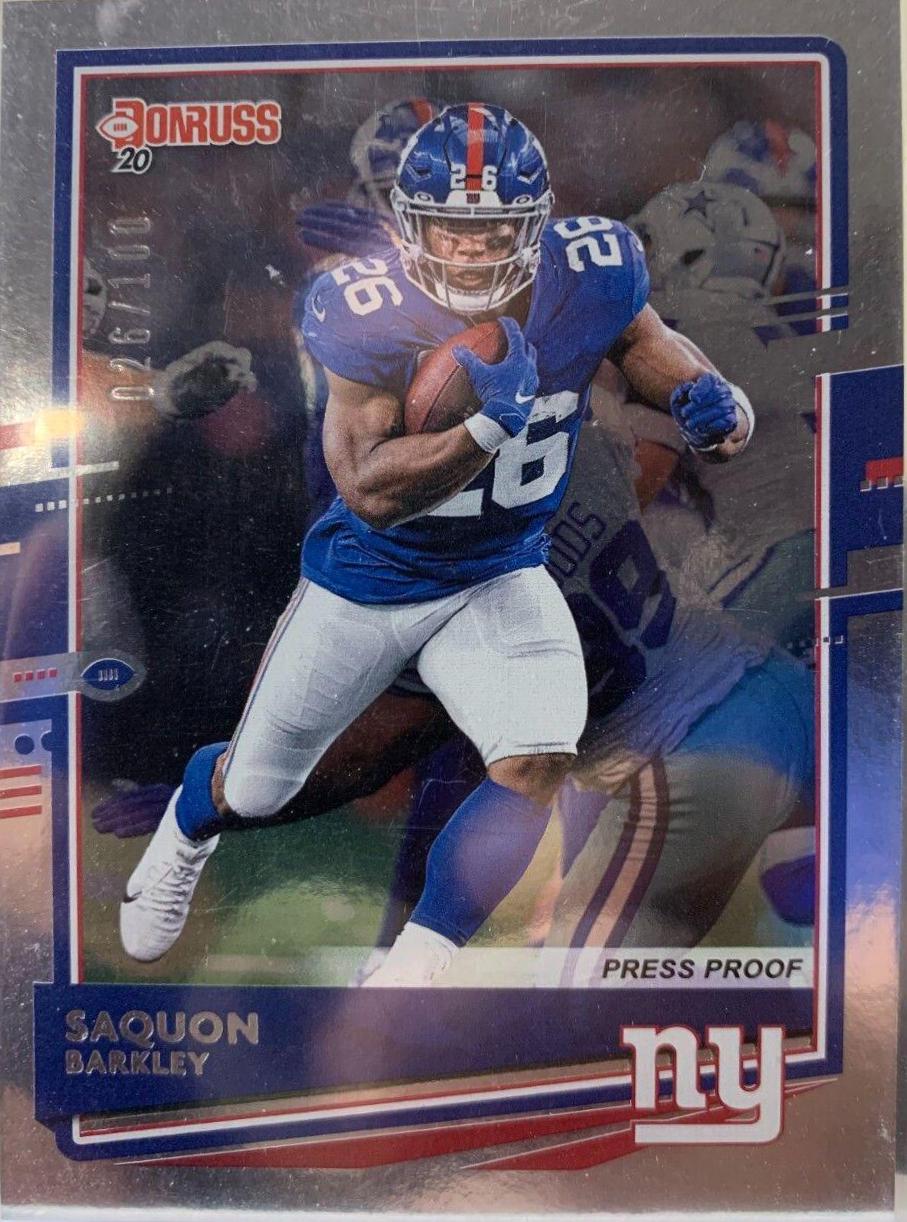 Saquon Barkley [SP Silver Press Proof] #184
