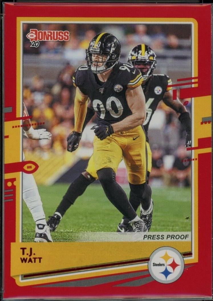T. J. Watt [SP Red Press Proof] #220