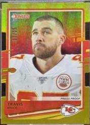 Travis Kelce [SP Gold Press Proof] #3
