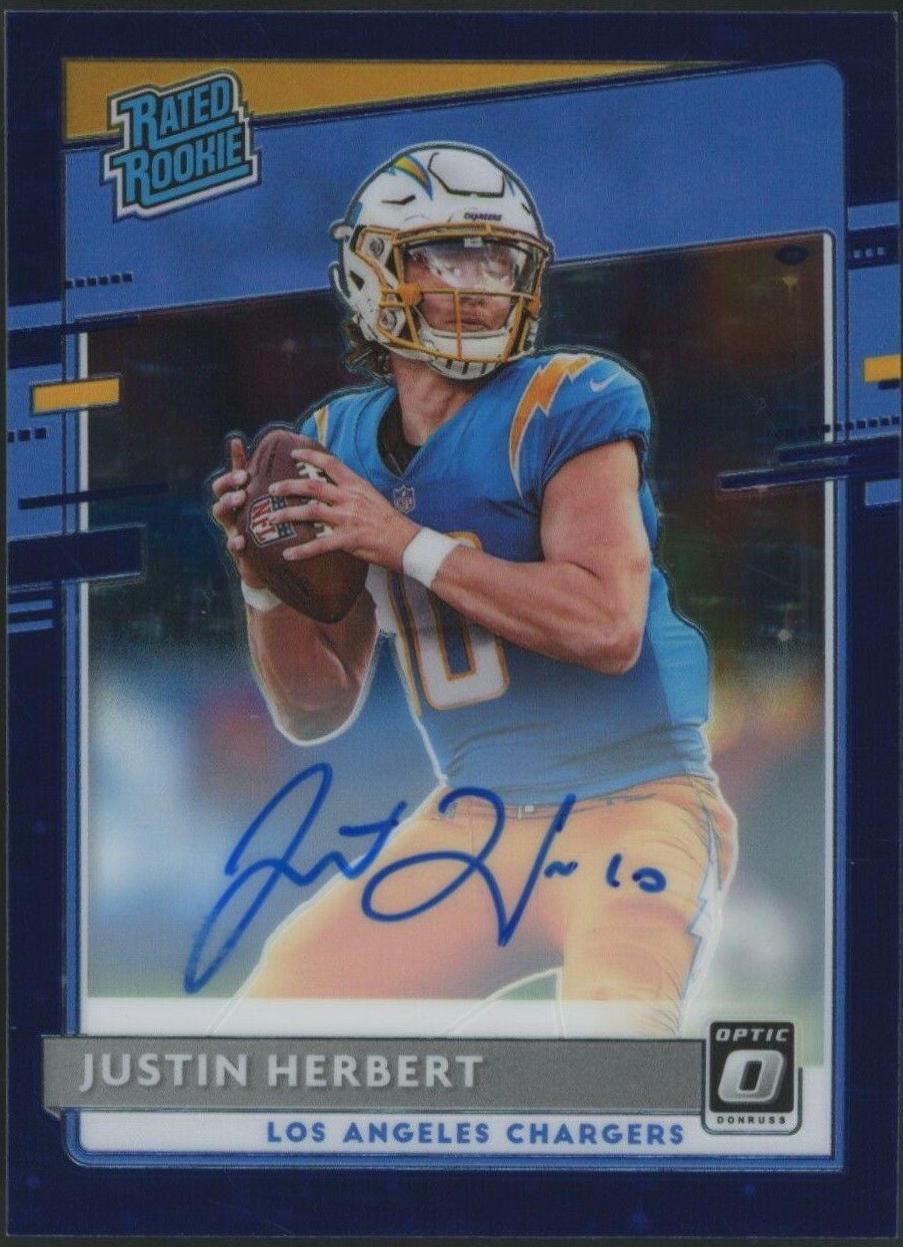 Justin Herbert [Autograph Purple Stars] #153
