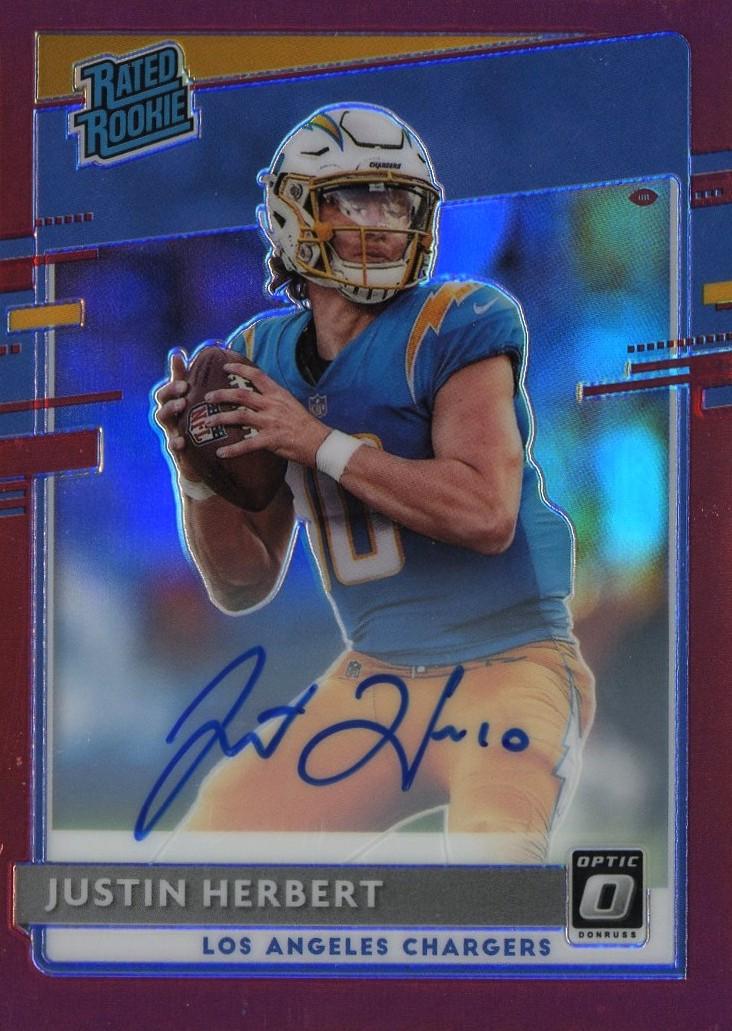 Justin Herbert [Autograph Red] #153