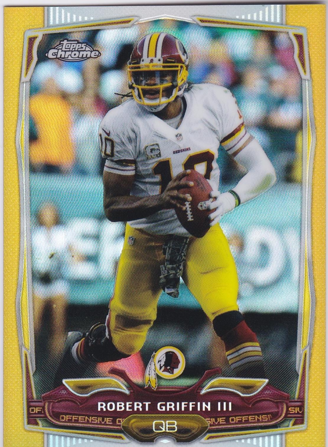 Robert Griffin III [Gold Refractor] #96