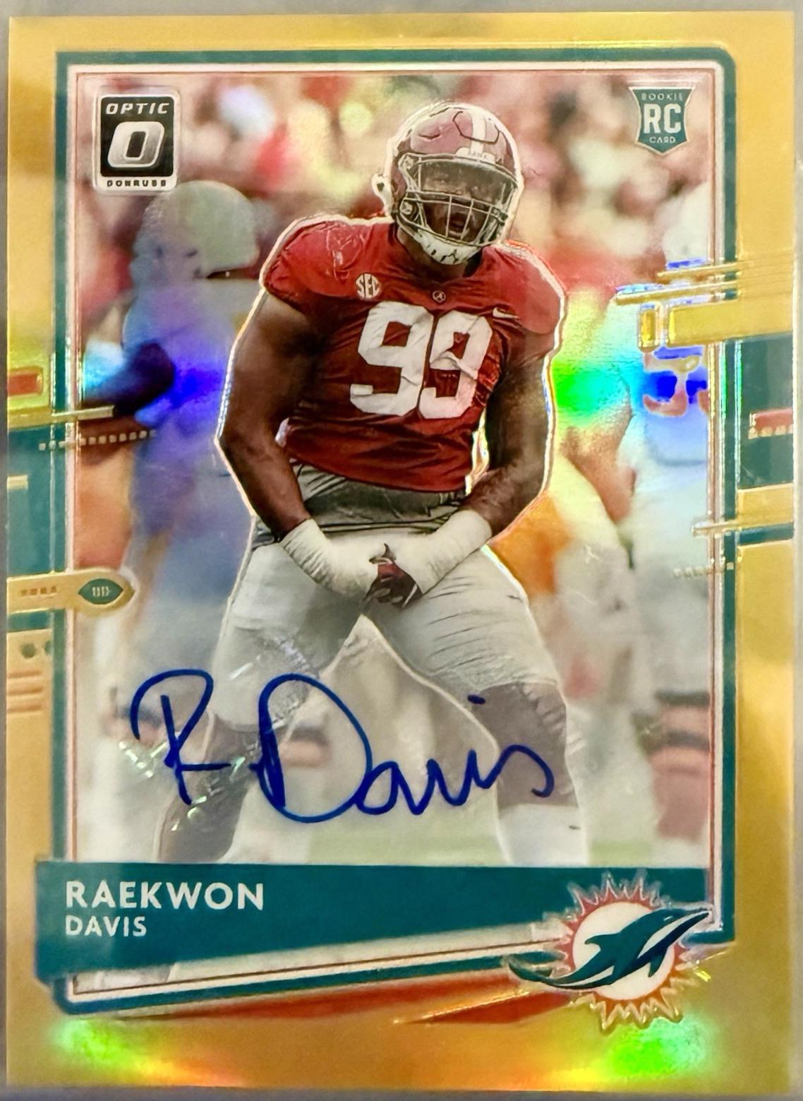 Raekwon Davis [Autograph Gold] #134