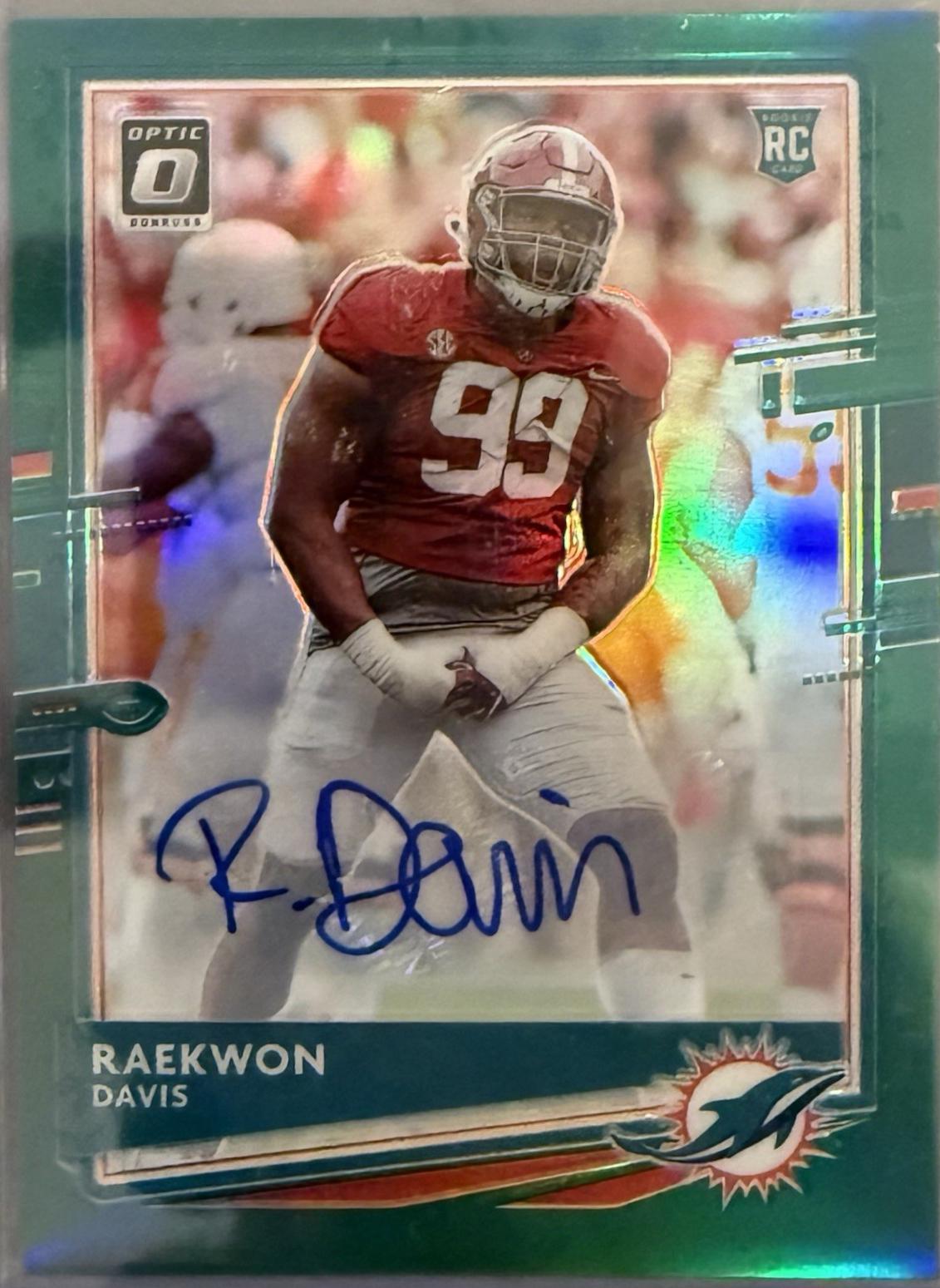 Raekwon Davis [Autograph Green] #134