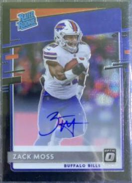 Zack Moss [Autograph Black Pandora] #180