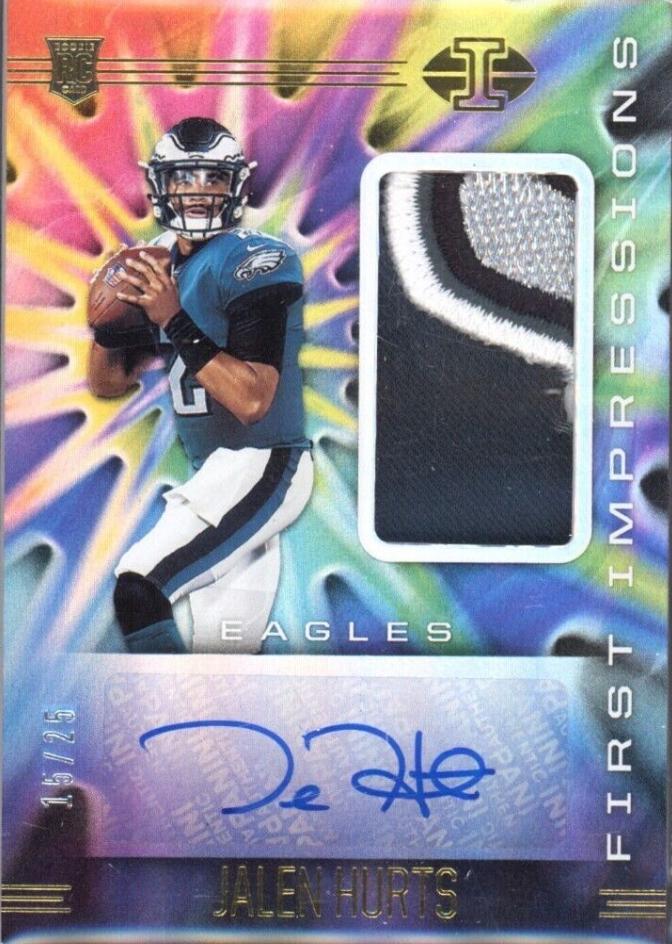 Jalen Hurts [Autograph Memorabilia Gold] #107