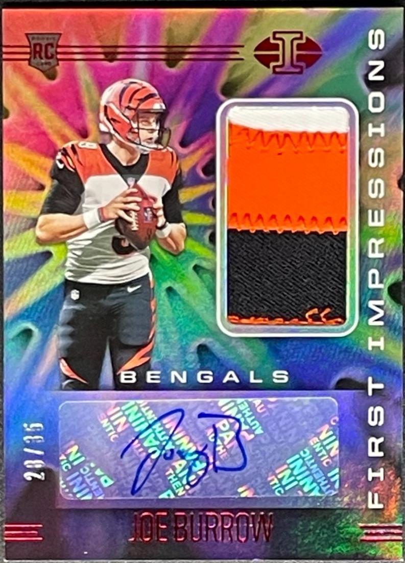 Joe Burrow [Autograph Memorabilia Black] #101