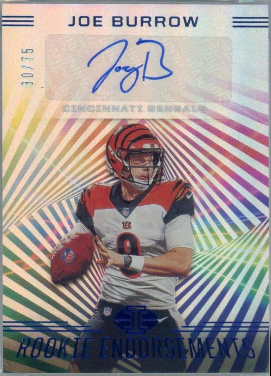 Joe Burrow [Autograph Memorabilia Blue] #101