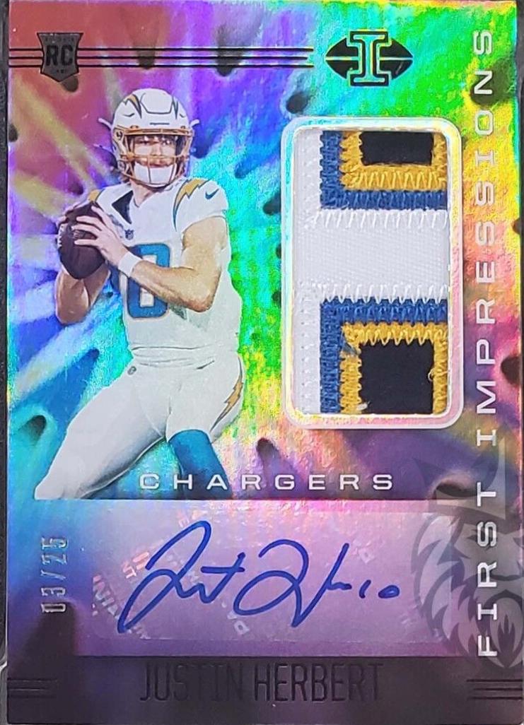 Justin Herbert [Autograph Memorabilia Black] #103