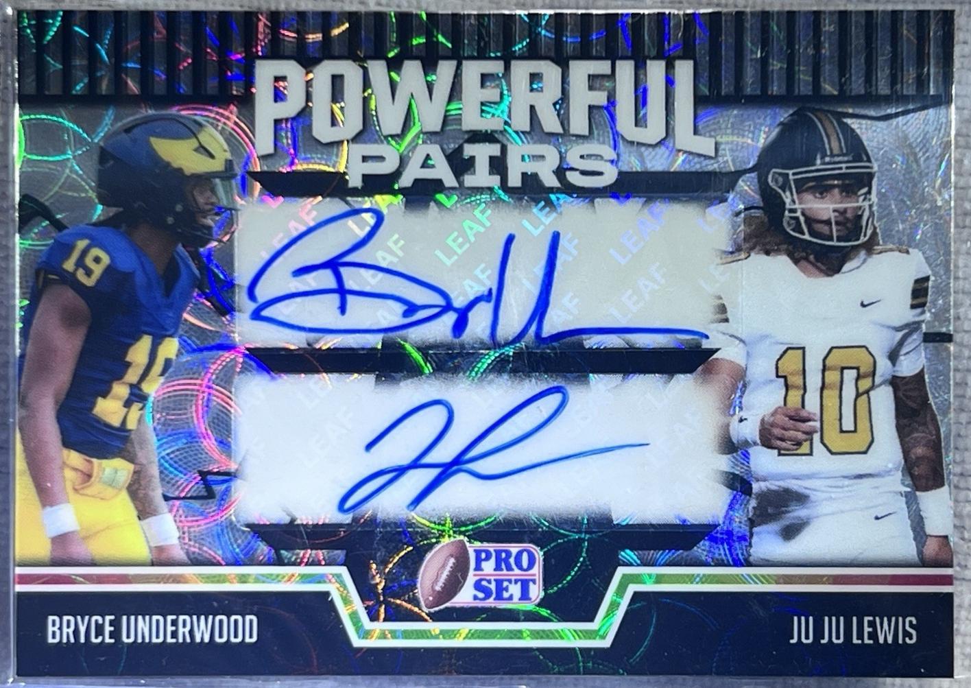 Bryce Underwood / Ju Ju Lewis [Kaleidoscope Silver] #PP-6