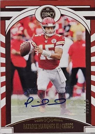 Patrick Mahomes II [Red Autographs] #38