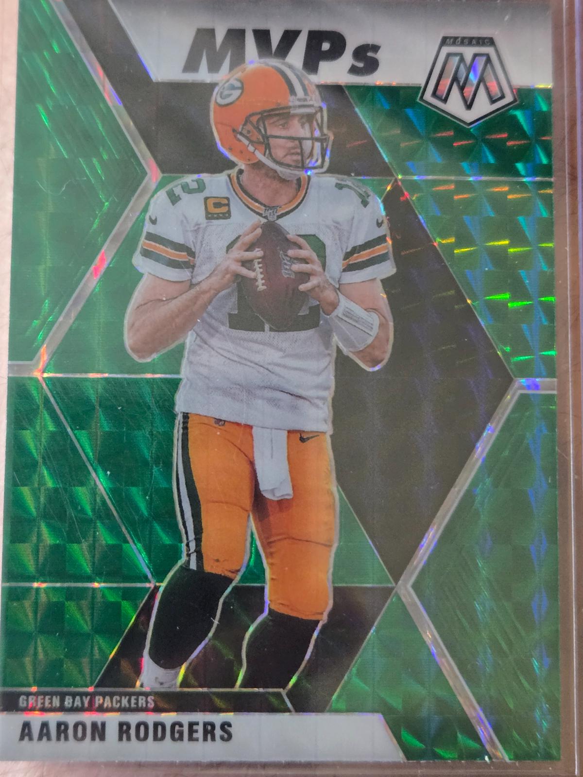 Aaron Rodgers [Green Mosaic] #300