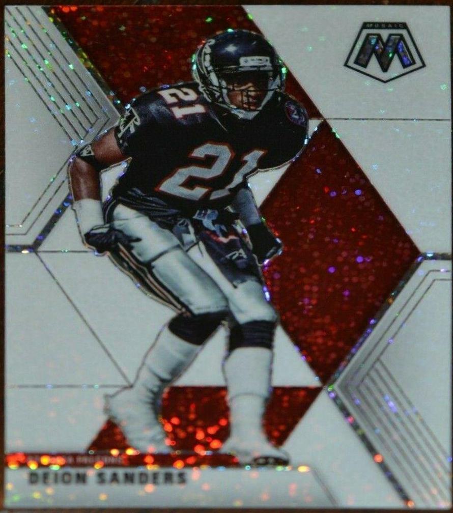 Deion Sanders [White Sparkle] #18