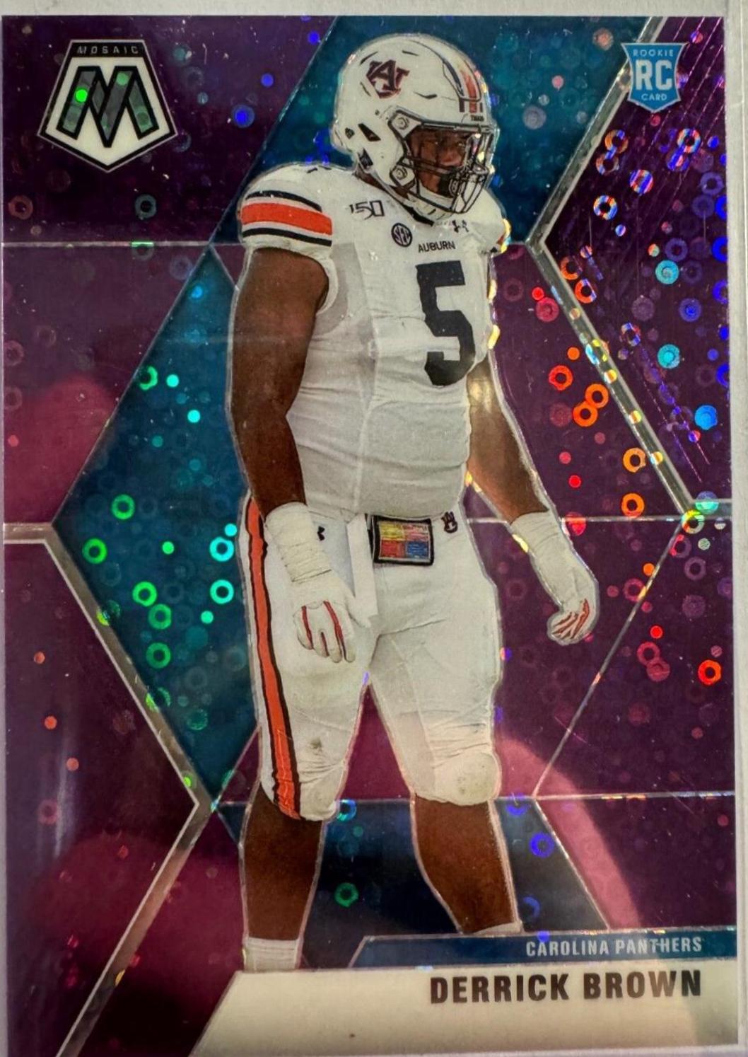 Derrick Brown [No Huddle Purple] #244