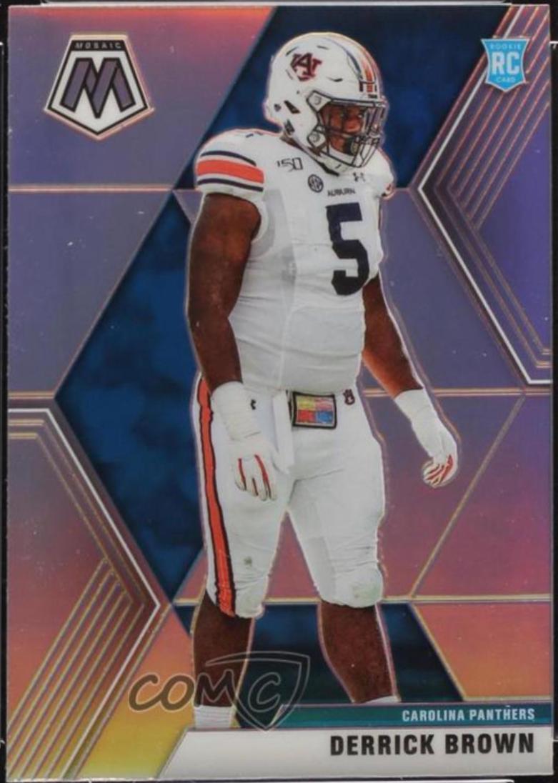 Derrick Brown [Silver Prizm] #244