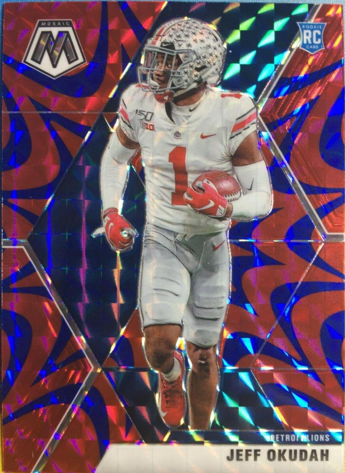 Jeff Okudah [Reactive Blue] #243