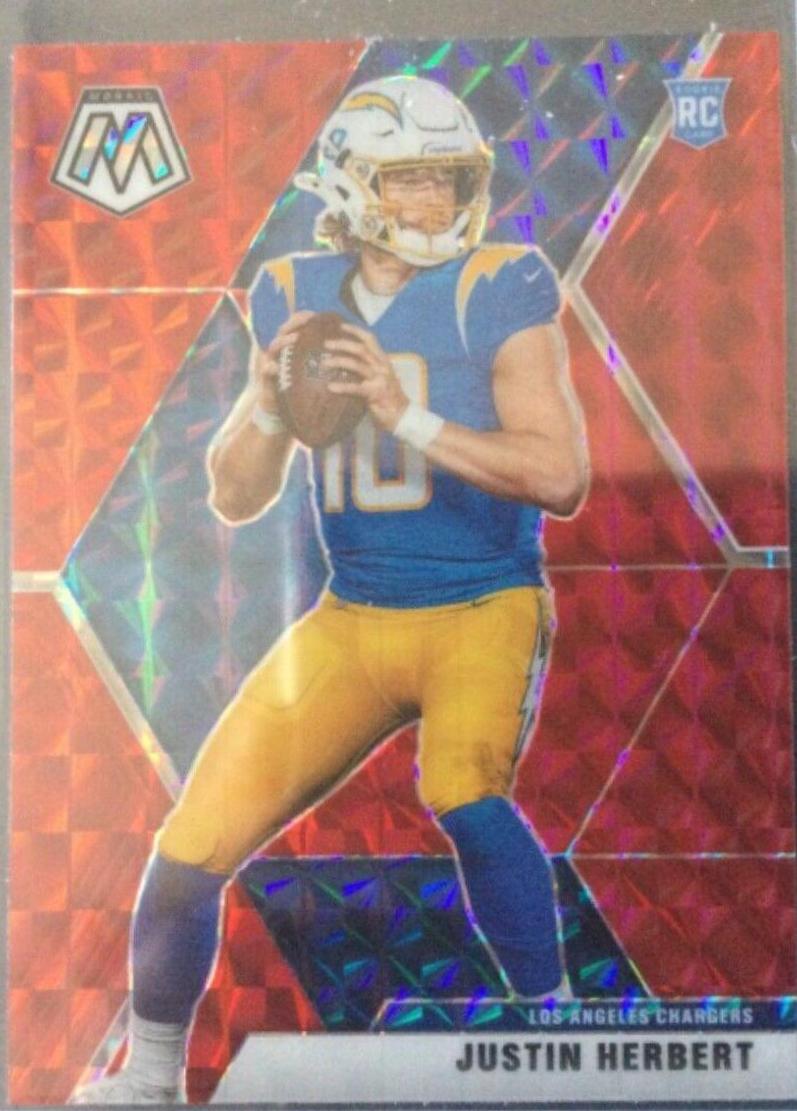 Justin Herbert [Red Mosaic] #204
