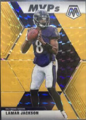 Lamar Jackson [Gold Fluorescent] #296
