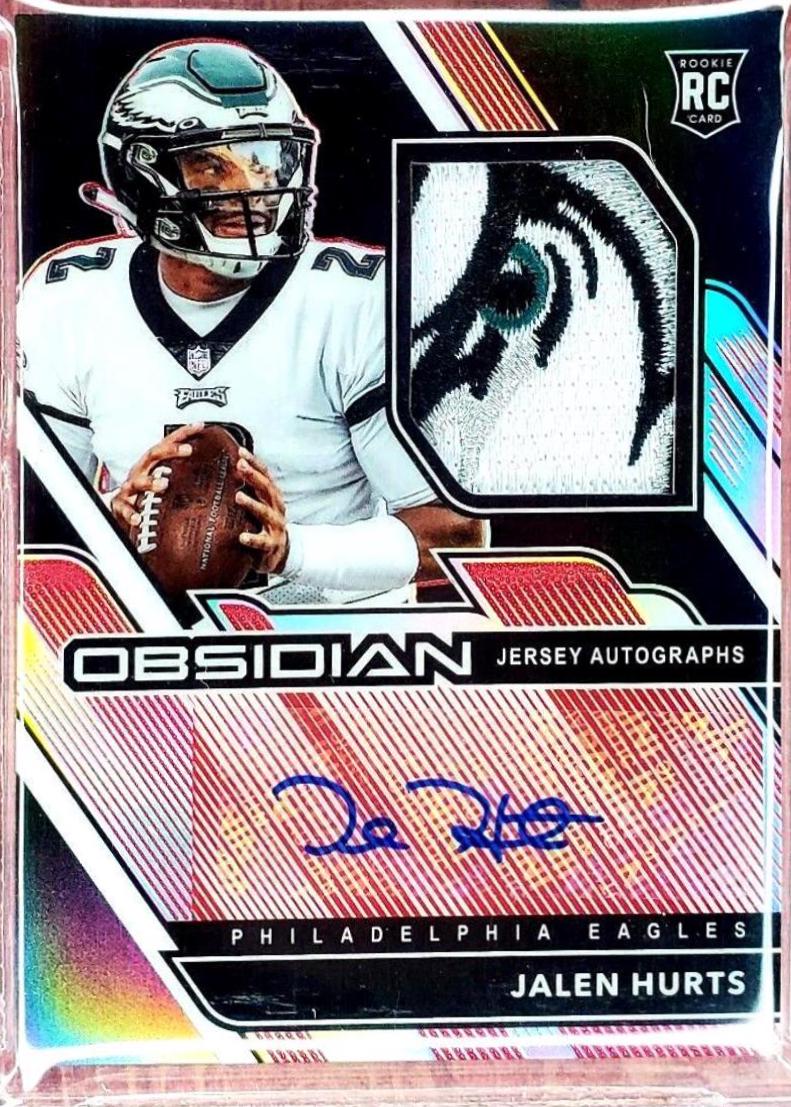 Jalen Hurts [Jersey Autograph Electric Etch Red] #222