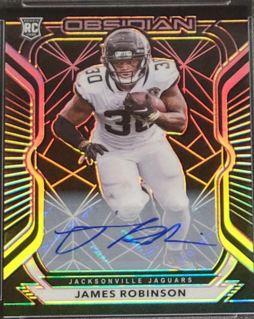 James Robinson [Autograph Electric Etch Red] #191