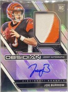 Joe Burrow [Jersey Autograph Electric Etch Purple] #201
