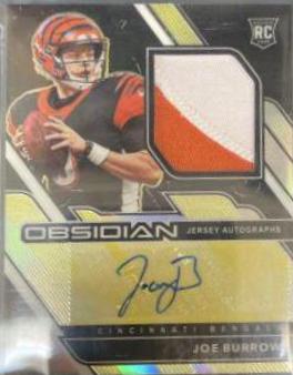 Joe Burrow [Jersey Autograph Electric Etch Yellow] #201
