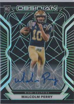 Malcolm Perry [Autograph Electric Etch Green] #178