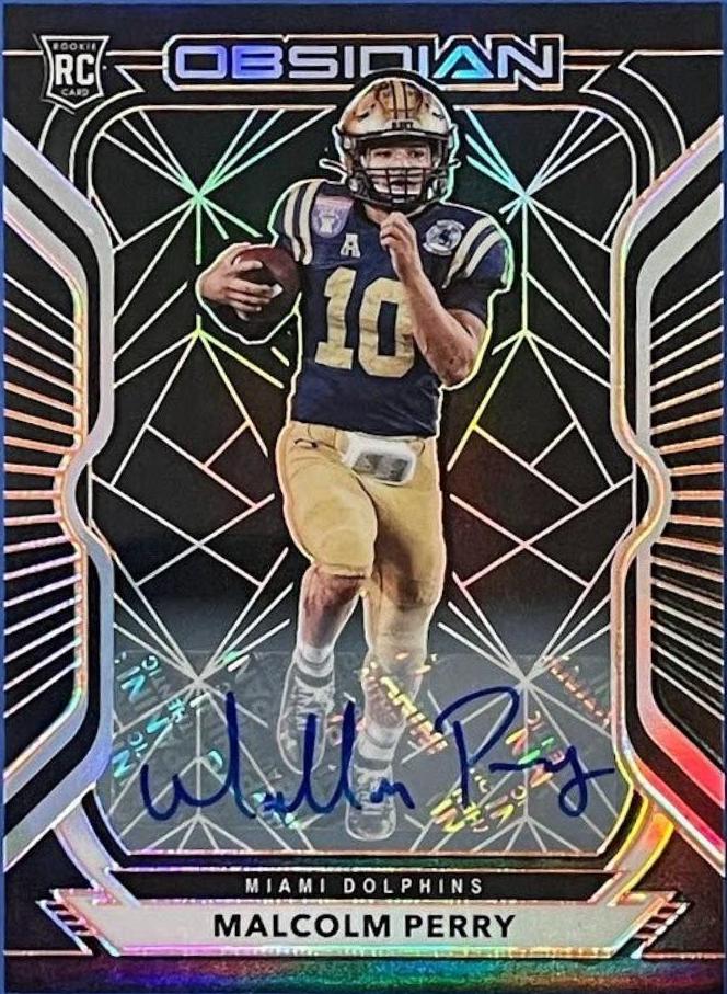 Malcolm Perry [Autograph Electric Etch Orange] #178