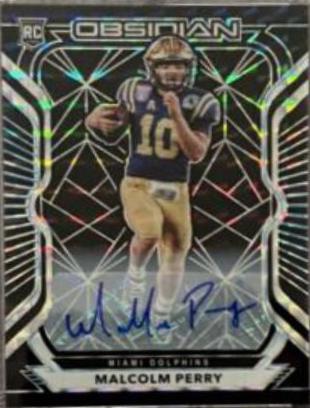 Malcolm Perry [Autograph Electric Etch Yellow] #178